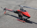 SAB GOBLIN 500 inkl. Rotorblätter - Carbon Rot / Schwarz