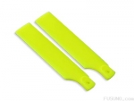 Neon gelbe Plastik Heckrotorblätter 72mm