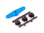 Aluminium Doppel-Servoarm blau