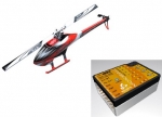 SAB Goblin 500 BeastX Set - Rot / Weiss inkl. Rotorblätter