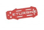 Tuning Aluminium Oberdeck Rot eloxiert für TB250 Racecopter